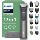 [Best Price] Philips Multigroom 7000 Series All-in-One 17-Piece Trimmer - Shaver and Clipper for Beard, Nose, Hair, and Body, Self-Sharpening Full Metal Blades, 26 Length Settings (0.5-20 mm), Model MG7961/15