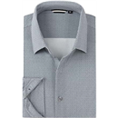 Alex Vando Mens Print Button Down Shirts Knit Dress Shirts