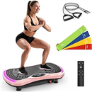 Vibration Plate Exercise Machine for Lymphatic Drainage, Vibration Machine for Full-Body Weight Loss Shaping, Vibrate Fitness Platform 400 Lbs & 200 Adjustable Speeds