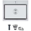 20"x16" Drop-in Single Bowl Kicthen Sink 18 Gauge Stainless Steel