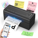 Bluetooth Thermal Label Printer, Wireless 4x6 Shipping Label Printer for Small Business & Shipping Packages, Support iPhone, Android, Windows, macOS, Work for Amazon, Shopify, Etsy, USPS