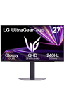 LG 27GX704A-B 27-inch Ultragear QHD (2650x1440) OLED Gaming Monitor 240Hz, 0.03ms, NVIDIA G-Sync Compatible, AMD FreeSync Premium Pro, VESA Display HDR TrueBlack400, HDMI 2.1, DisplayPort, Black