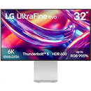 [Best Price] LG 32U990A-S 32-Inch Ultrafine 6K (6144 x 3456) Nano IPS Black Thunderbolt 5 Professional Monitor, 60Hz, DisplayHDR 600, Speakers, HDMI 2.1, DisplayPort 2.1, USB-C, Tilt/Height/Pivot Stand, Silver