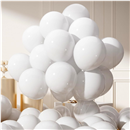 AULE White Latex Balloons 50 Pcs 12 Inch Chrome Helium Balloons Happy Birthday Decoration for Graduation Baby Shower Party Wedding Gender Reveal