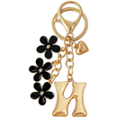 Snycler Gold Bubble Initial Bag Charms for Women,A-Z Letter Keychain