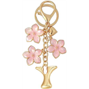 Snycler Gold Bubble Initial Bag Charms for Women,A-Z Letter Keychain