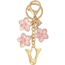 Snycler Gold Bubble Initial Bag Charms for Women,A-Z Letter Keychain