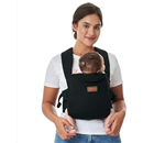 Momcozy WeeSnug Newborn Baby Carrier, Cross-Back Support，Black