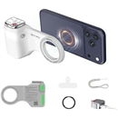 COMITOK Phone Camera Grip MOCA ARCO for Video Recording with Thumb Rest Area Design for iPhone Pro Max, with Enhanced Phone Mount & Detachable Remote for Easy Shooting, Video Call, Support iOS17/18/26