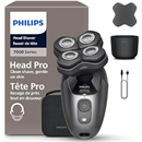 Philips Head Shaver Pro 7000 Series - Skull Shaver For Men and Women, 360° Flexing Head & ComfortCut Blades for Clean Shave, Gentle on Skin, Model HS7980/28