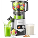 TechRise 3-in-1 Cold Press Juicer, 6" Wide Feed Chute Juicer Machines