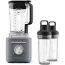 KitchenAid Pure Power Blender with 2 Personal Blending Jars, 1700 Watt Peak Power*, KSB2078DG, Matte Charcoal Grey