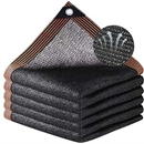 Shade Cloth, 95% Garden Sun Shade Cloth Black Sunblock Shade Net UV Resistant Shade Netting with Grommets for Plant Pergola Porch Privacy Screen Patio Awnings Outdoor Parking Yard