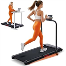 KASSADIN Electric Treadmill for Home Small, Walking Pad with Handle Bar, 3.5HP Portable Mini Treadmill for Home Exercising, Small Walking Pad Treadmill with Handle Bar and Incline, 0.6-10MPH, 400LBS
