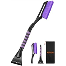 AstroAI 27" 2-in-1 Detachable Snow Brush & Ice Scrapers for Car Windshield