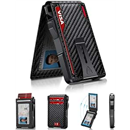 RUNBOX Wallet for Men 14 Cards RFID Blocking Slim Metal Pop-Up Card Holder