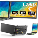 Laptop Screen Extender, 14" 1080P IPS Portable Monitor, Ultra-Slim, 1.79 lb
