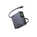 UGREEN Nexode Pro 160W GaN Charger with Retractable Cable, 4-Port