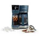 Hamilton Beach 2-Way Programmable Iced/Hot Coffee Maker, Single-Serve and 12 Cup Glass Carafe, LED Screen, Kitchen Makeover Blue, 47502J