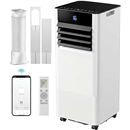 8000 BTU Portable Air Conditioner, AC Unit with Remote Control, 4-in-1 Smart Portable AC with Cooling, Dehumidifier, Fan, and Sleep Mode, with Window Mount Kit, for Apartment, Bedroom up to 250 Sq.Ft