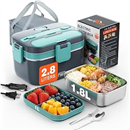 2.8L Electric Heated Lunch Box for Adult 100W Portable Food Warmer
