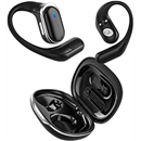 Open Ear Wireless Earbuds Bluetooth Headphones, 80H Playtime Stereo Ear Buds with ENC Noise Cancelling, Fast Charging, IPX7 Waterproof Sports Earphones with Earhook for Running/Workouts (Black)