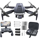 4K UHD GPS Drone with Camera for Adults N11 Pro, 90 Min 3 Battery Long Flight Time, Auto Return, Follow Me, Long Control Range, Brushless Motor, 5G FPV RC Quadcopter for Beginners
