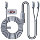 LISEN USB C Splitter 1 in 2 Out Charging,140W Max Dual USB C to USB C Cable