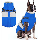 AOFITEE Dog Coat, Waterproof Dog Jacket Winter, Dogs Coat with Harness Built in, Warm Dogs Puffer Jacket with Zipper, Reflective Pet Snowsuit Sweater for Dachshund, French Bulldog, Boston Terrier, M