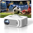 Outdoor-Projector-4K: [Official-Apps/2000 Brightness/40W Dolby Audio] Portable-Projector with WiFi and Bluetooth,Auto Focus,HDR10+,Lisowod Smart Projecteur for Movie Home Theater