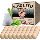 Mosquito Repellent 36 Balls – Mosquito Repellent Outdoor Patio & Indoor, Natural Mosquito Deterrent for Yard, Patio, Camping & Travel