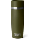 YETI Rambler 16 oz Travel Bottle, Stainless Steel, Vacuum Insulated with Leakproof Commuter Cap, Olive/King Crab Orange