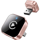 Wireless CarPlay Adapter, Plug & Play USB/USB-C CarPlay Wireless Adapter, Wired to Wireless CarPlay Auto Reconnect, Stable Android Auto Wireless Adapter, Compatible with iPhone iOS 10+, Rose Gold