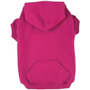 Zack & Zoey Polyester/Cotton Basic Dog Hoodie, 12-Inch, Small, Raspberry Sorbet