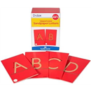 Didax Uppercase Sandpaper Letters - 28 Tactile Alphabet Cards for Grades Pre-K to 1st - Educational Letter Resources for Young Learners