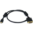 Monoprice 102661 3-Feet 28AWG High Speed HDMI to Adapter DVI Cable with Ferrite Cores, Black
