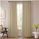 HPD Half Price Drapes Bellino Room Darkening Curtains 120 Inches Long Curtains for Bedroom & Living Room (1 Panel), 50W x 120L, Ginger
