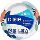 Dixie Paper Plates, 8-1/2 Inch, 48 Count
