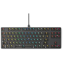 Glorious Custom Gaming Keyboard - GMMK 85% Percent TKL Barebone - USB C Wired Mechanical Keyboard Kit - RGB Hot Swappable Switches & Keycaps - Black Metal Top Plate