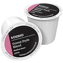 Amazon Brand - Solimo Medium Roast Coffee Pods, Donut Style, Compatible with Keurig 2.0 K-Cup Brewers, 100 Count