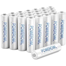 AAA Rechargeable Batteries 24 Pack, POWEROWL High Capacity Rechargeable AAA Batteries 1000mAh 1.2V NiMH Low Self Discharge
