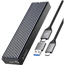 ORICO M.2 NVMe SSD Enclosure, USB 3.1 Gen 2 (10 Gbps) PCIe External Adapter NVMe Case for 2230/2242/2260/2280 M.2 SSD up to 8TB, UASP Supported - M2PV