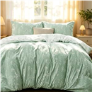 Bedsure Floral Queen Comforter Set