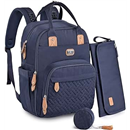 Dikaslon Diaper Bag Backpack with Portable Changing Pad, Baby Essentials