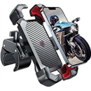 JOYROOM Motorcycle Phone Mount, [1s Auto Lock][100mph Military Anti-Shake] Bike Phone Holder for Bicycle, [10s Quick Install] Handlebar Phone Mount, Compatible with iPhone, Samsung, All Cell Phone