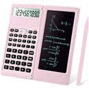 Scientific Calculators,IPepul Multi-Functional Pink Kawaii Calculator with Algebra, Trigonometry, and Calculus, Suitable for Students, Teachers, &Business Professionals, Lead for School Supplies（Pink