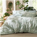 Bedsure Sage Green Queen Comforter Set, Floral Bedding Sets, 7 Piece