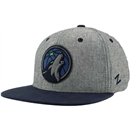 ZHATS NBA Officially Licensed Adjustable Snapback Hat Heather Black