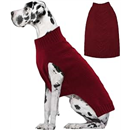 IECOii Big Dog Sweater - Extra Large Dog Sweater for Cold Weather, DarkRed, 4XL for Doberman & Great Dane, DarkRed - XXXXL