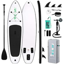 FunWater Inflatable Stand Up Paddle Board with Beginners SUP Accessories